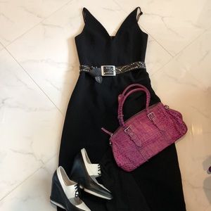 Black cocktail dress